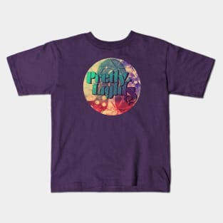 Pretty Lights - round retro Kids T-Shirt